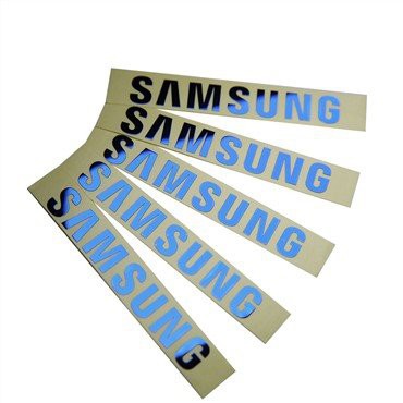 Elektroformuotas nikelio metalo lipdukas